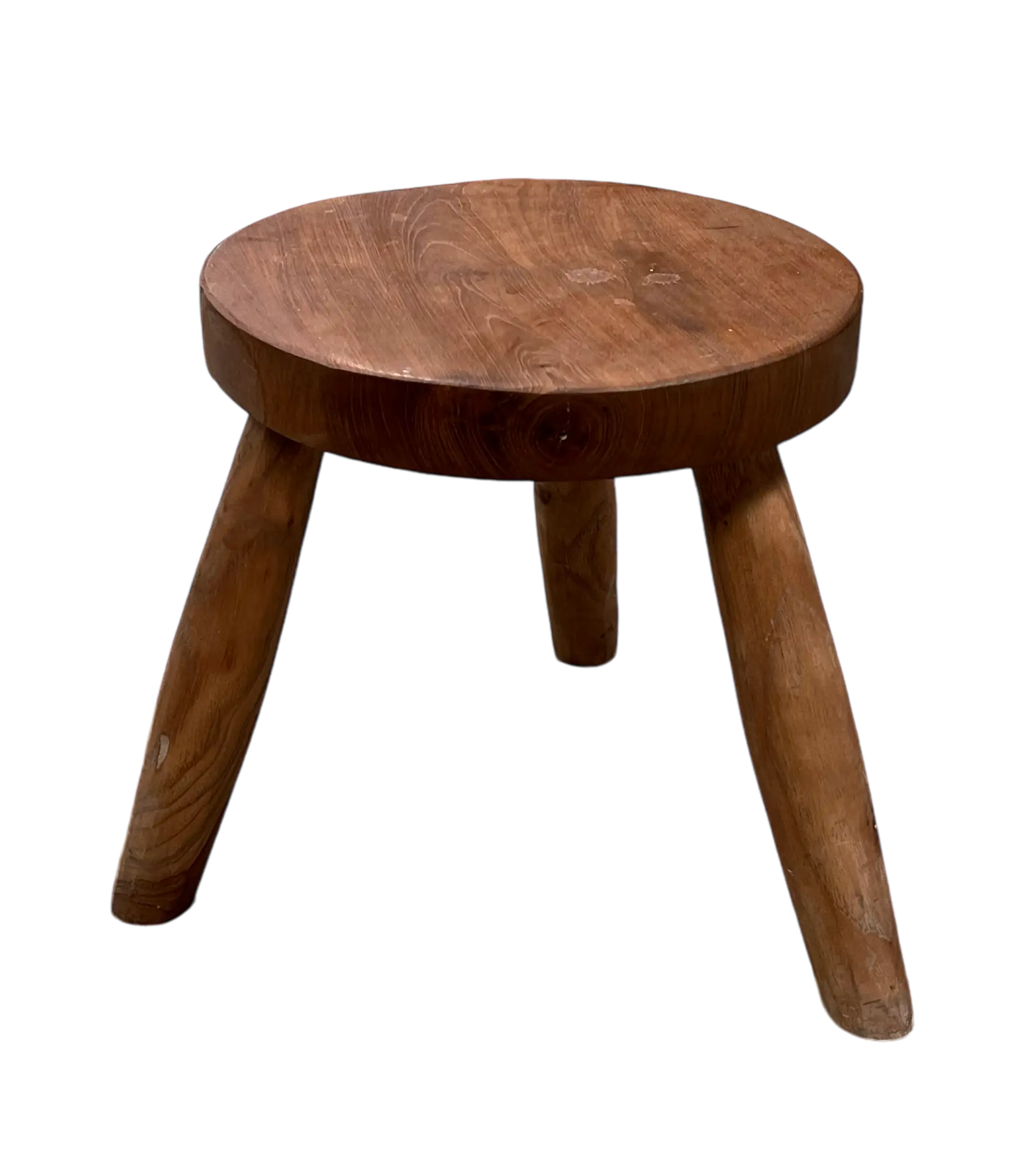 Wooden Round Three Legged Stool